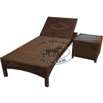 Giường Tắm Nắng Nhựa Mây